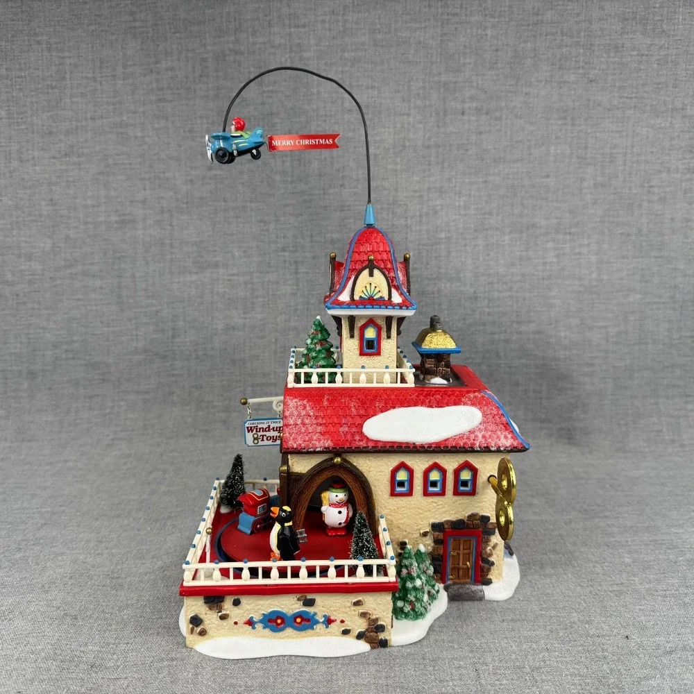 Department 56 Checking It Twice Wind-Up Toys North Pole 56.56757 Box